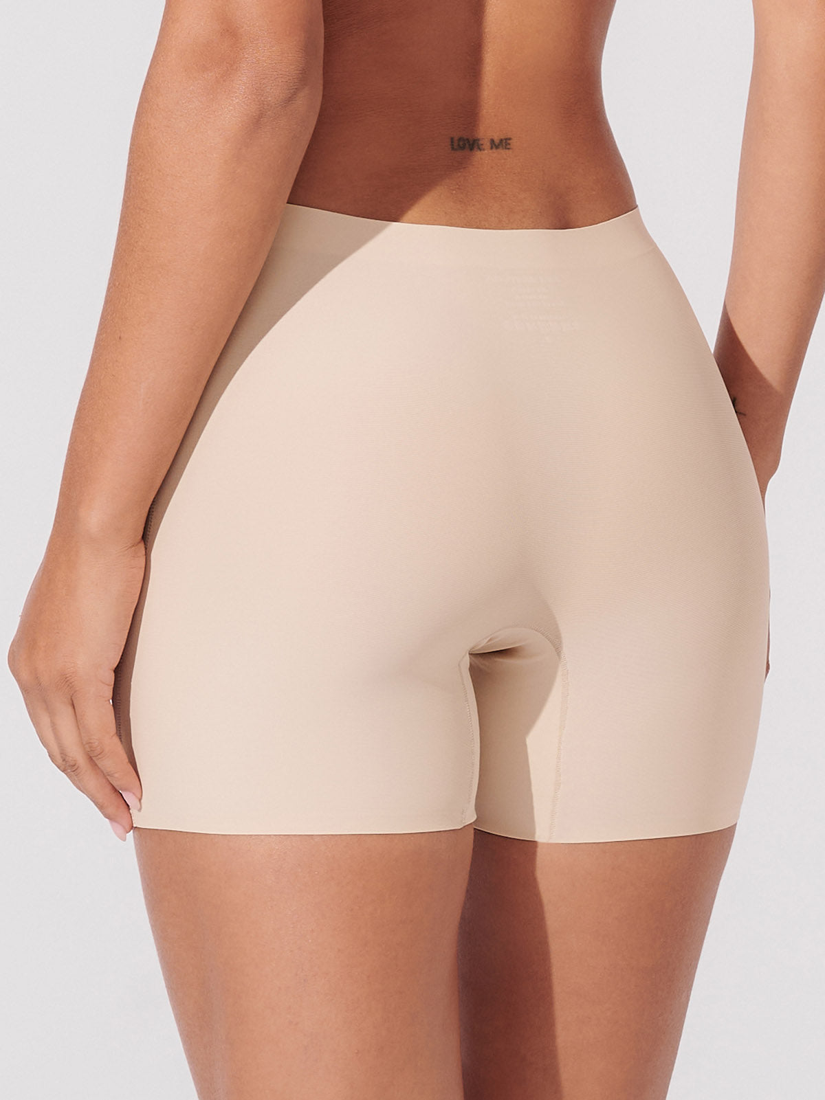 Kit com 3 Calcinhas Shorts Sem Costura Segunda Pele Bege -R$71,90 Cada