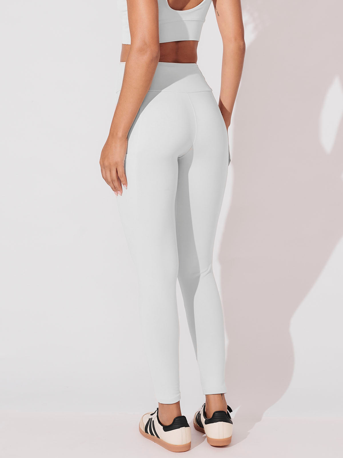 Calça Legging 6 Bolsos Branco