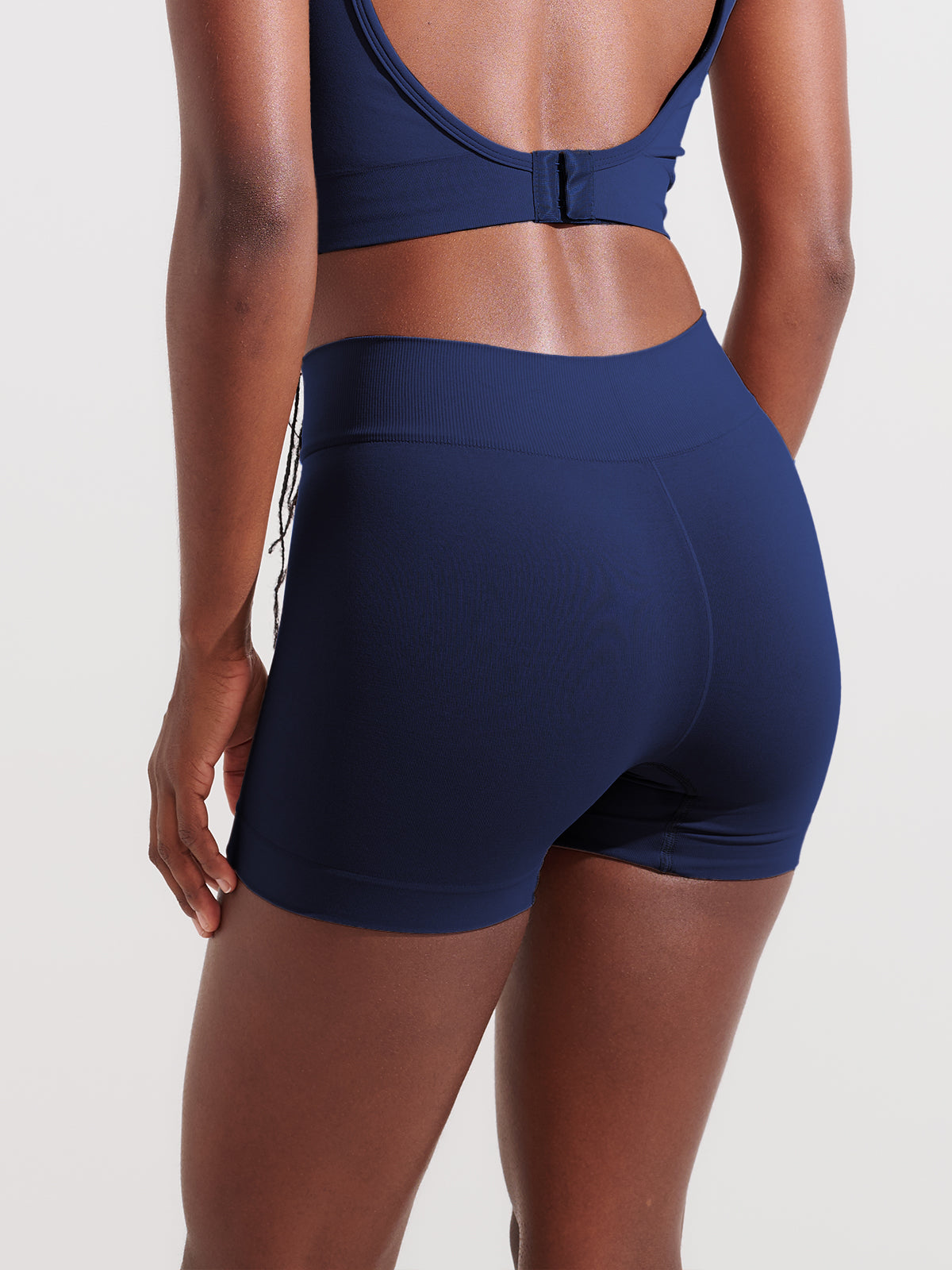 Calcinha Boxer Sem Costura Premium Azul Marinho