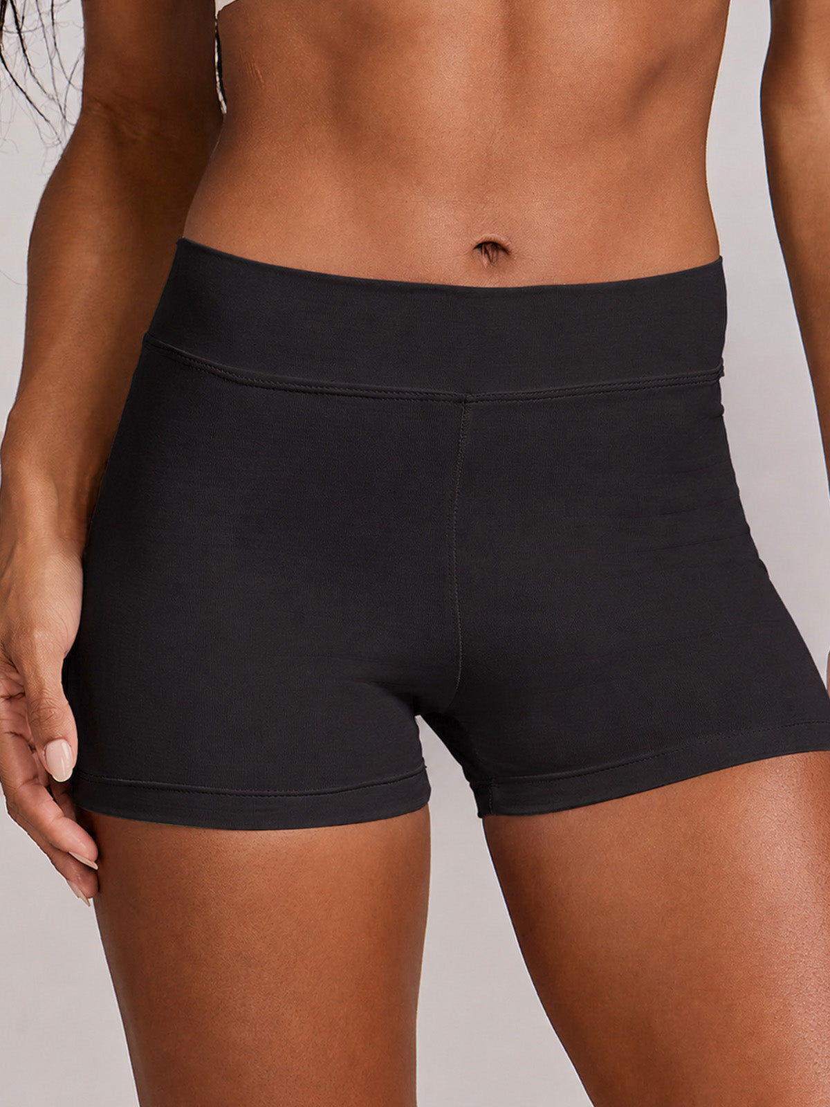 Calcinha com Enchimento Para Glúteos Preto