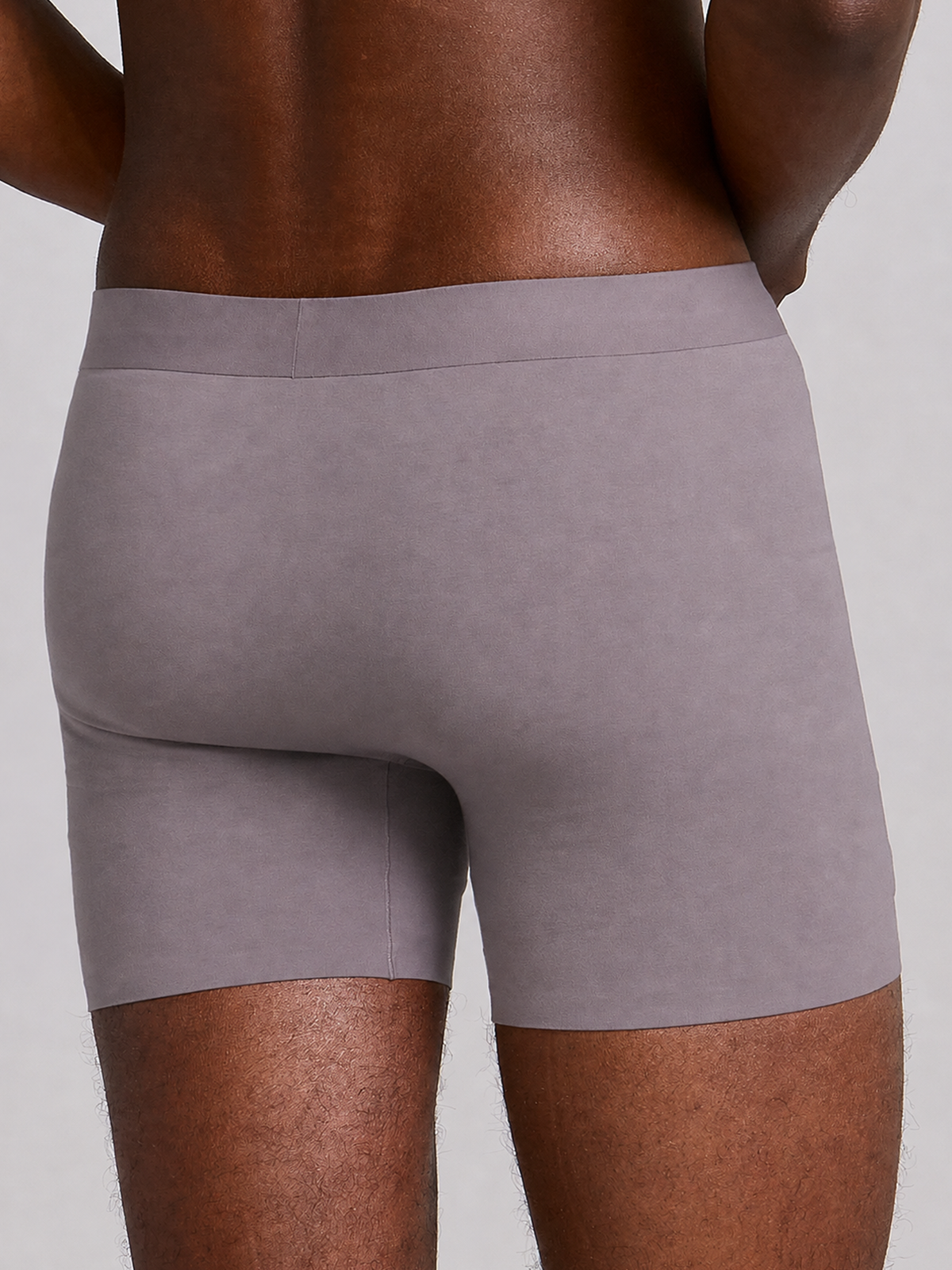 Kit com 10 Cuecas Boxer Algodão Premium Sem Costura Cinza Mescla