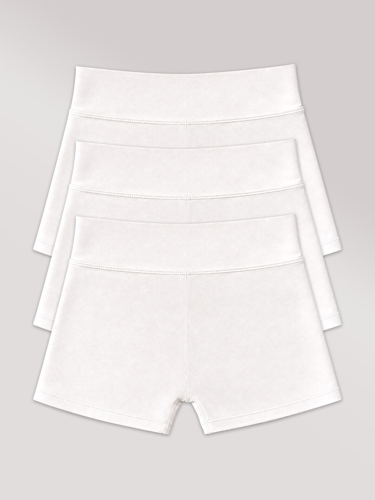 Kit com 3 Calcinhas Com Enchimento Para Glúteos Branco