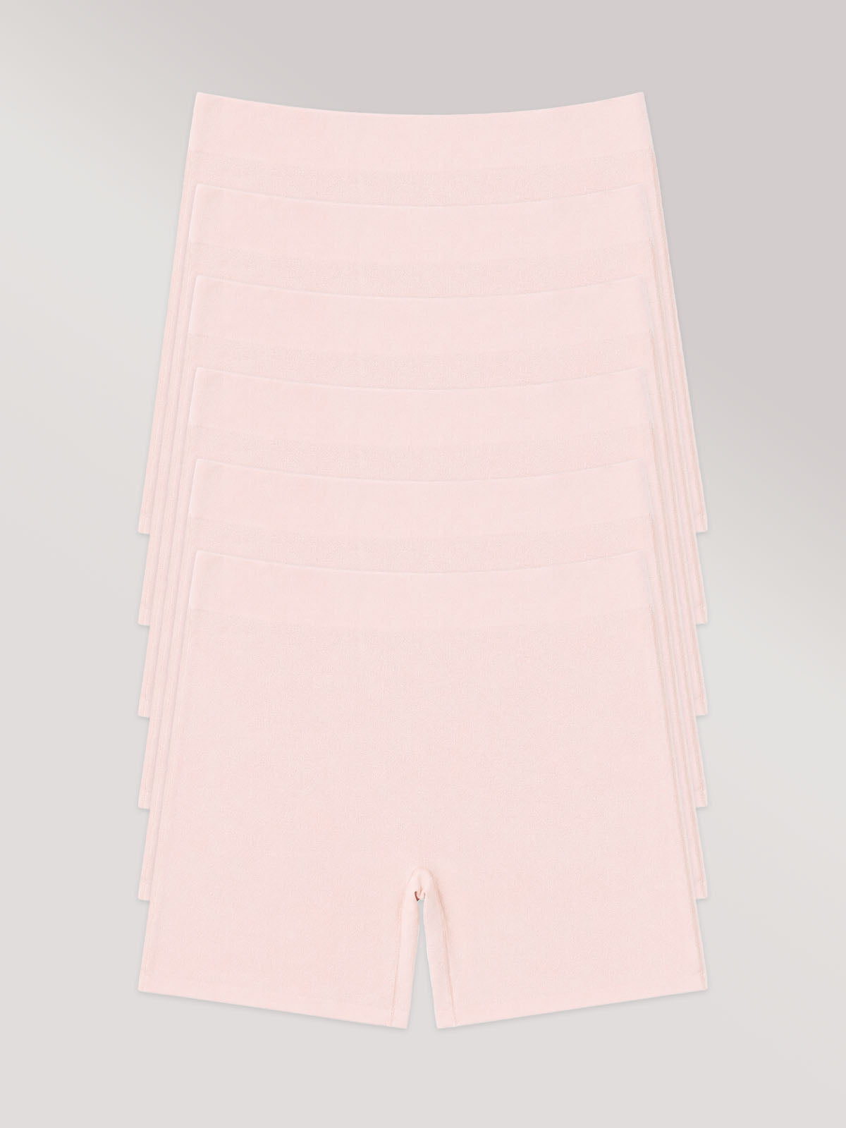 Kit com 6 Calcinhas Shorts Algodão Premium Sem Costura Rose