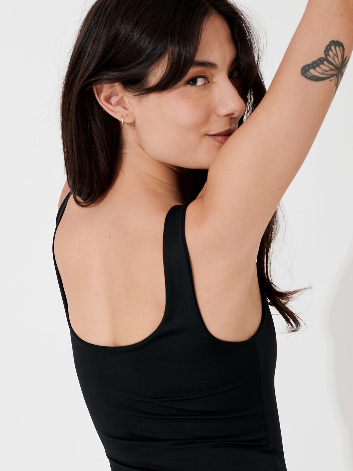 Body Essencial Alças Largas Preto