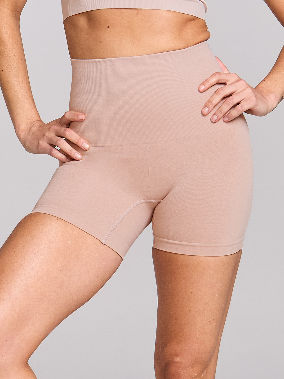 Calcinha Boxer Modeladora Sem Costura Premium Rose