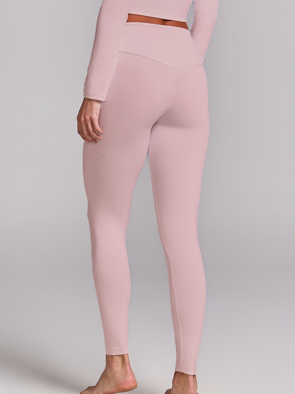 Calça Legging Levanta Bumbum Cós Em V Rose