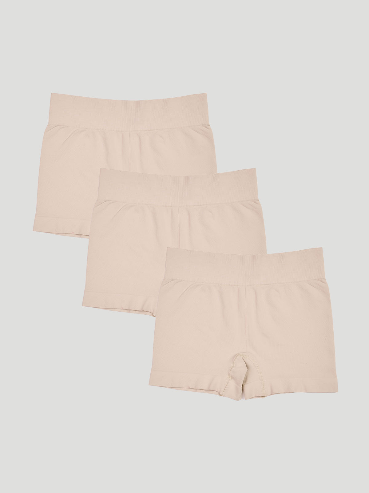 Kit com 3 Calcinhas Boxer Modeladora Sem Costura Premium Bege - R$94,90 cada