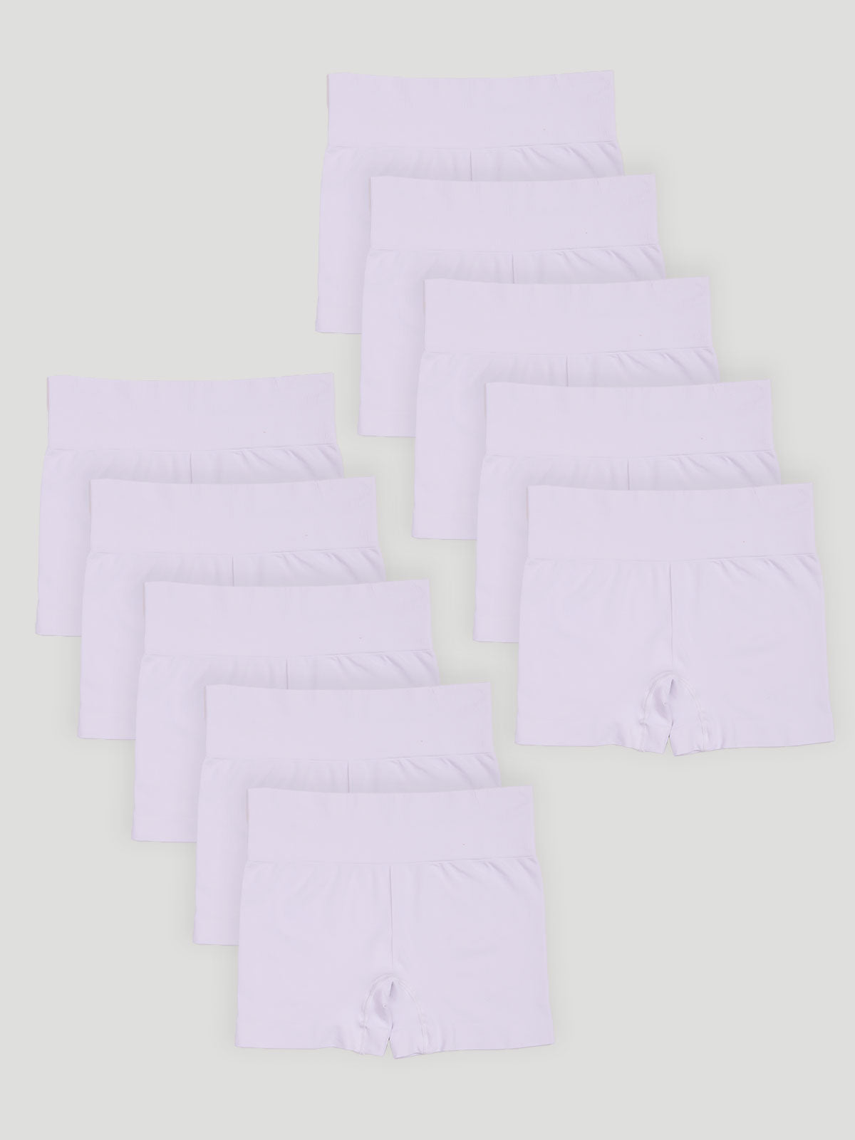 Kit com 10 Calcinhas Boxer Modeladora Sem Costura Premium Branco - R$84,99 cada