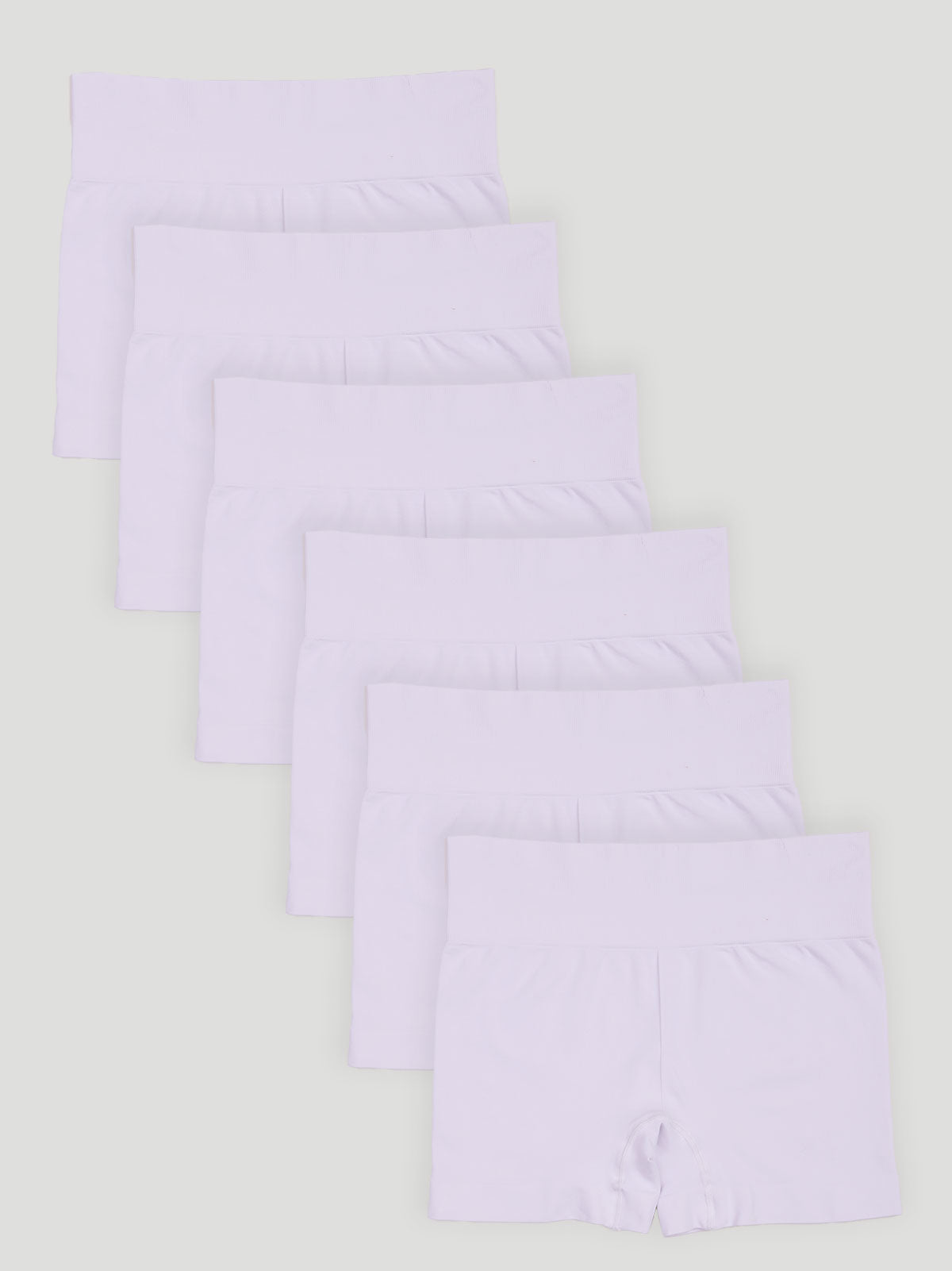 Kit com 6 Calcinhas Boxer Modeladora Sem Costura Premium Branco - R$89,98 cada