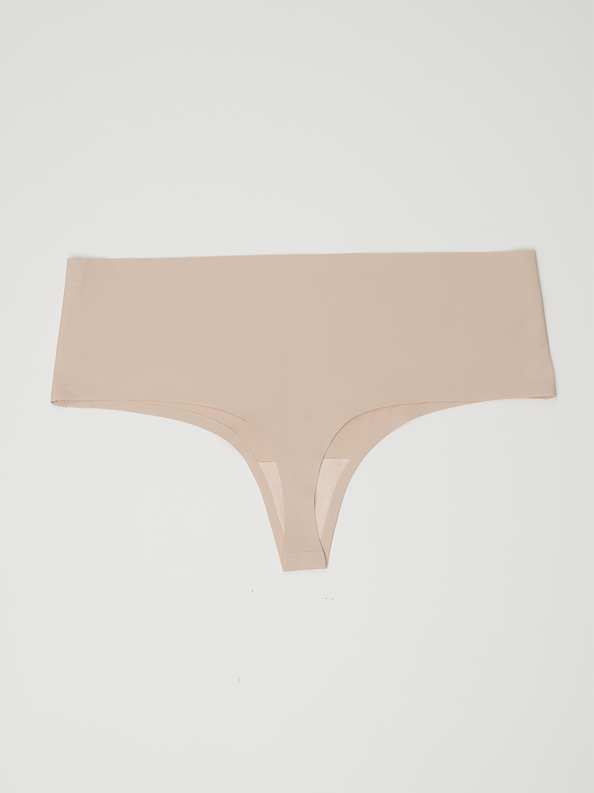 Kit com 10 Calcinhas Fio Dental Redutora Sem Costura Segunda Pele Bege - R$29,99 cada