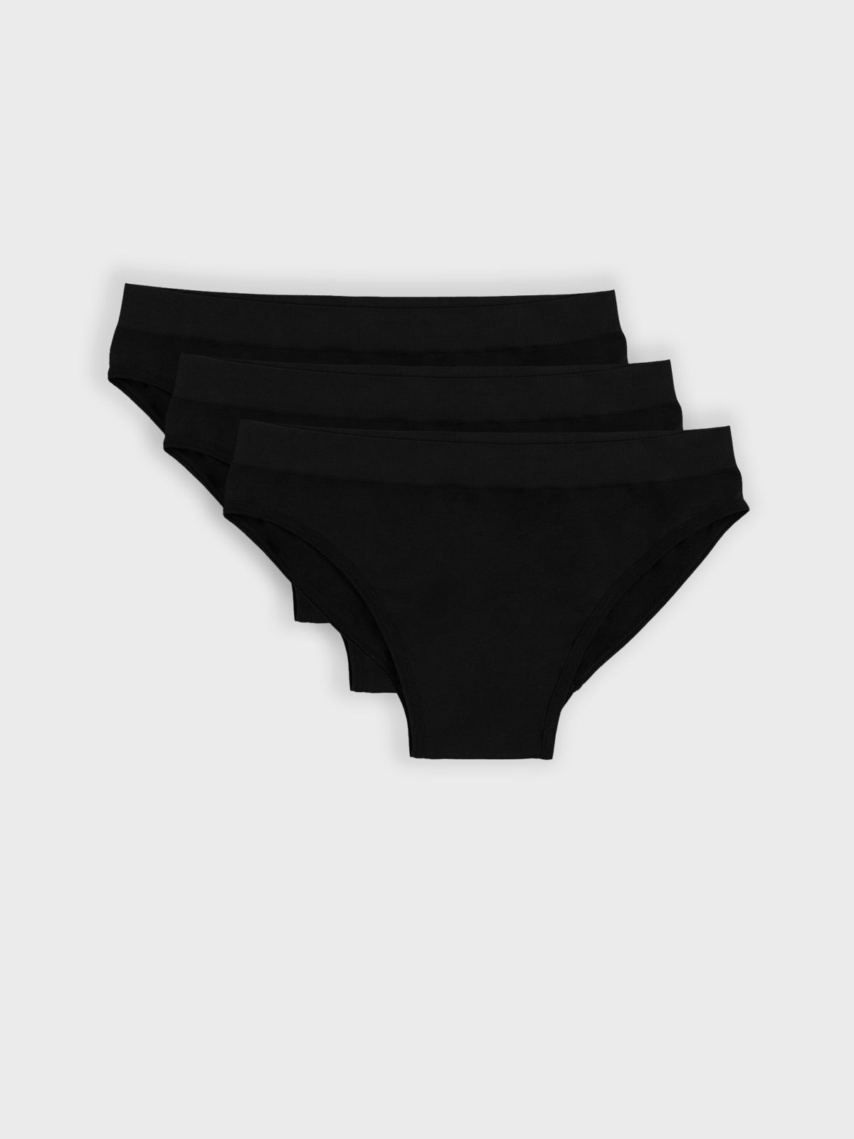 Kit com 3 Calcinhas Caleçon Sem Costura Premium Preto - R$85,63 cada