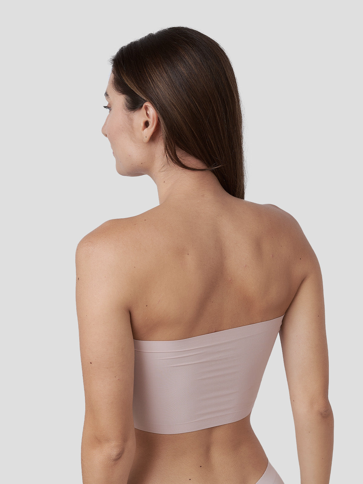 Top Faixa Sem Costura com Bojo Removível Rose
