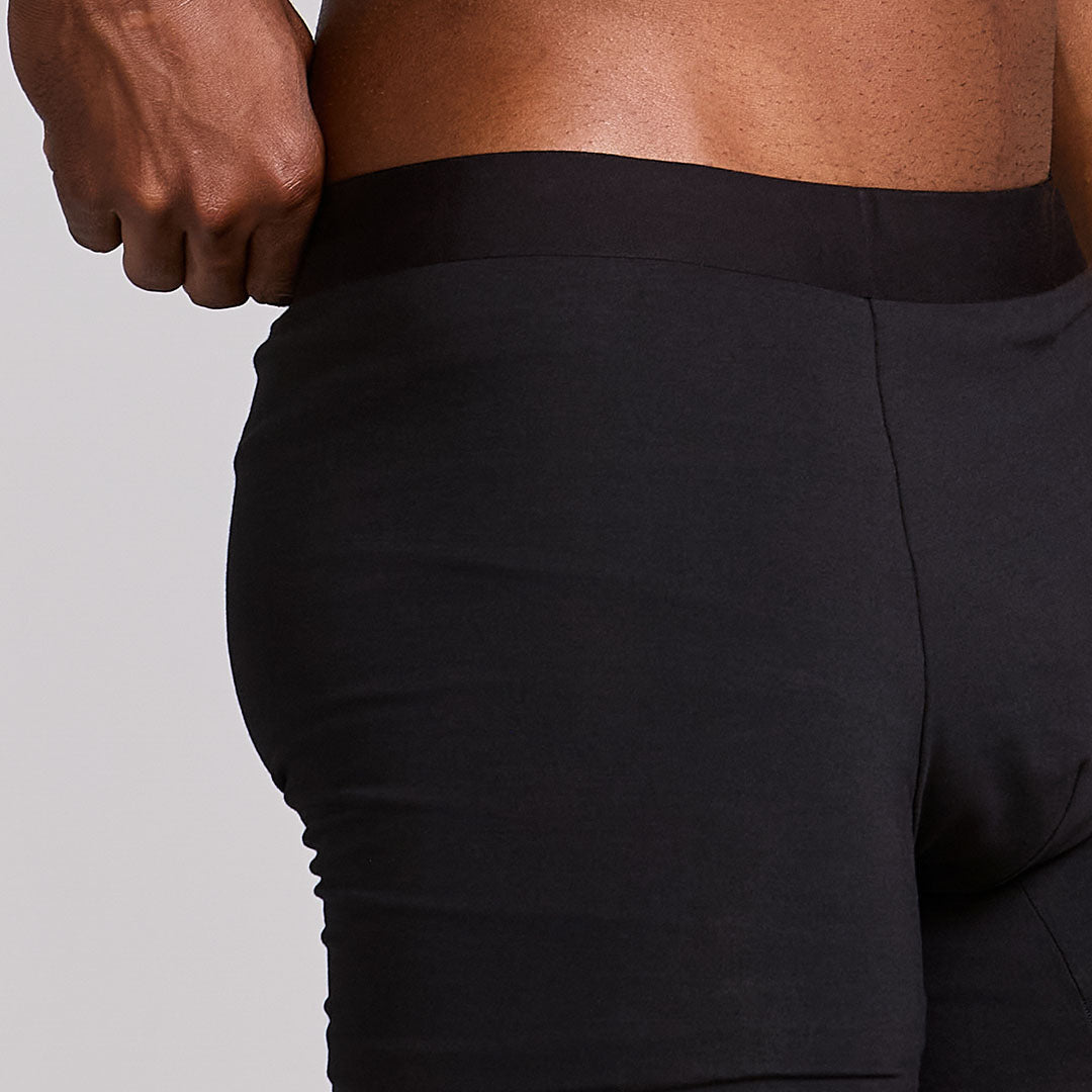 Cueca para academia: cueca boxer sem costura para treinar