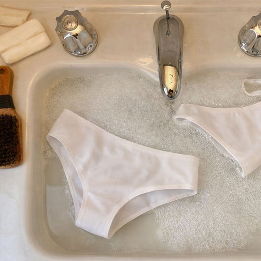 Como lavar calcinha sem costura sem estragar o tecido