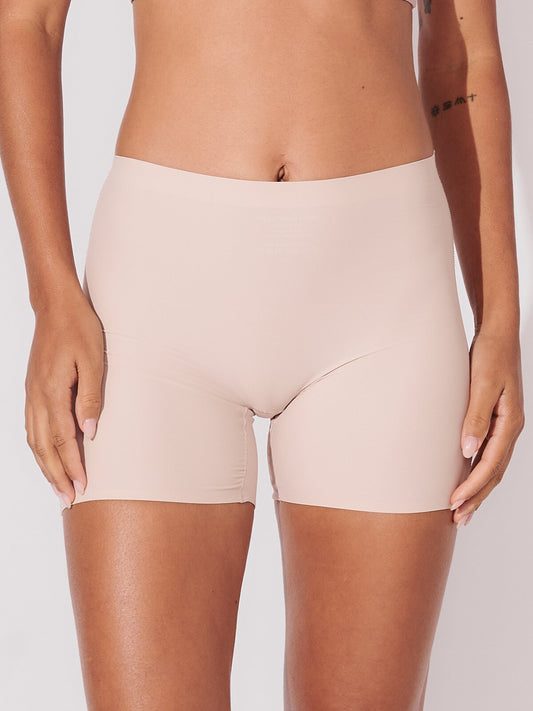 Calcinha Shorts Sem Costura Segunda Pele Rose