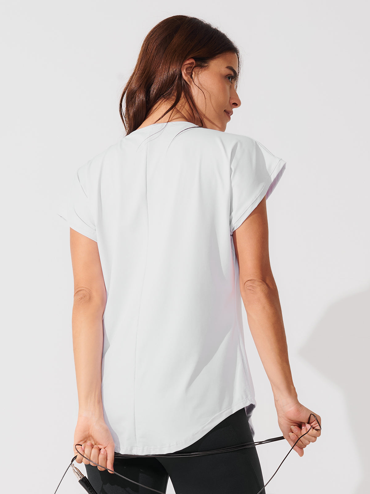 T-Shirt Essencial Alongada Branco
