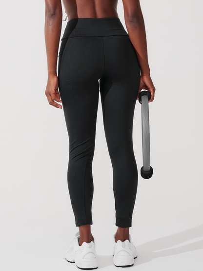 Calça Legging de Compressão com Forro Preto