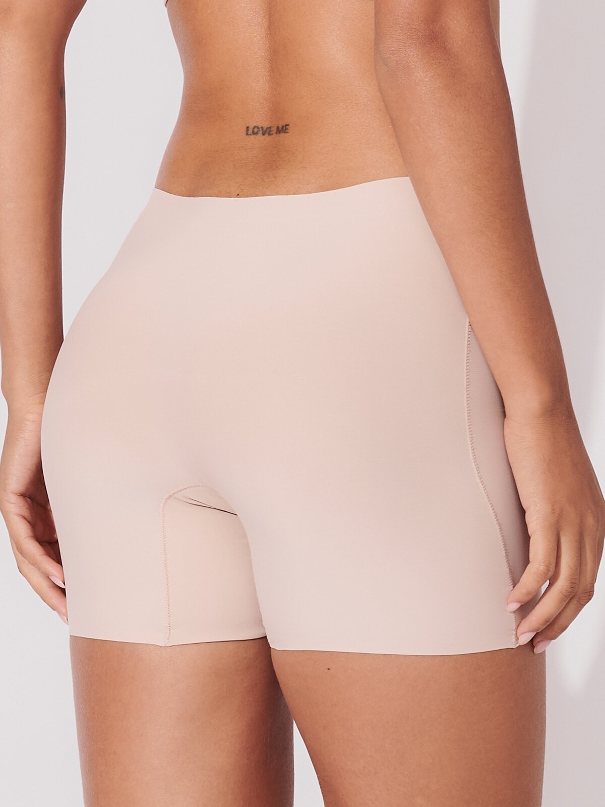 Calcinha Shorts Sem Costura Segunda Pele Rose
