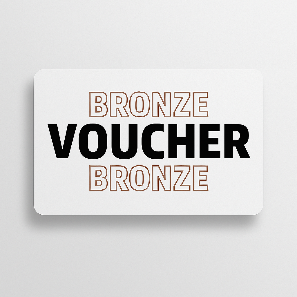 Voucher BRONZE - PAGUE 3x de R$33,33 E GANHE R$200