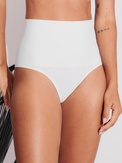 Kit com 3 Calcinha Caleçon Modeladora Sem Costura Segunda Pele Branco - R$116,90 cada