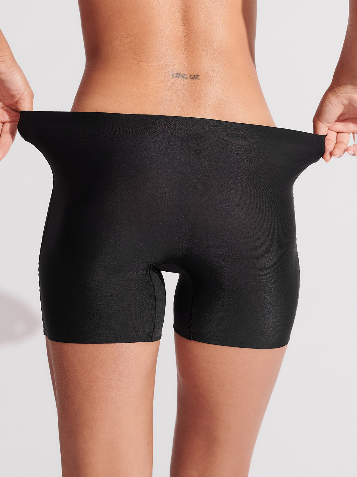 Kit com 10 Calcinhas Shorts Sem Costura Segunda Pele Preto