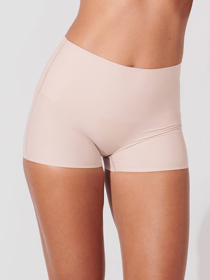 Kit com 10 Calcinhas Boxer Redutora Sem Costura Segunda Pele (5 Bege e 5 Rose) - R$62,90 Cada