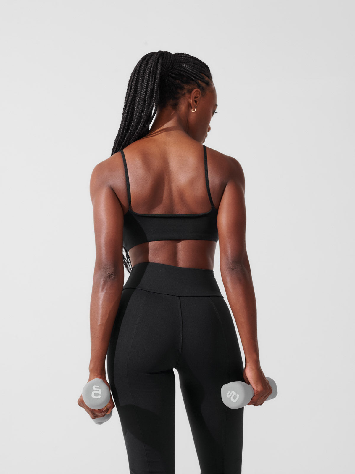 Conjunto Calça Bailarina Preto + Top Slim Preto