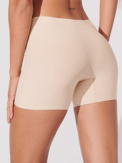 Calcinha Shorts Sem Costura Segunda Pele Bege
