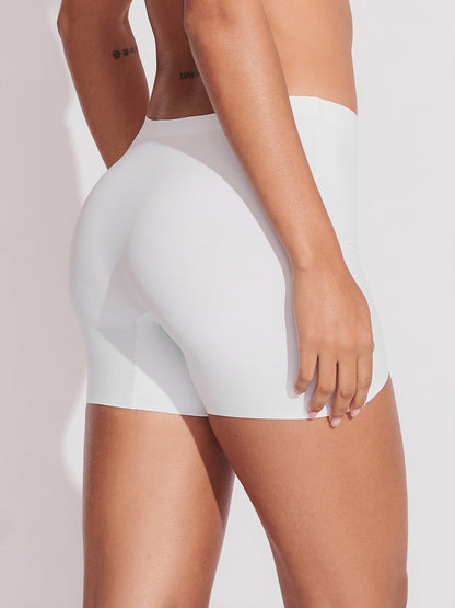 Calcinha Shorts Sem Costura Segunda Pele Branco