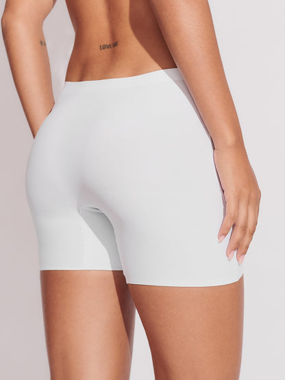 Calcinha Shorts Sem Costura Segunda Pele Branco