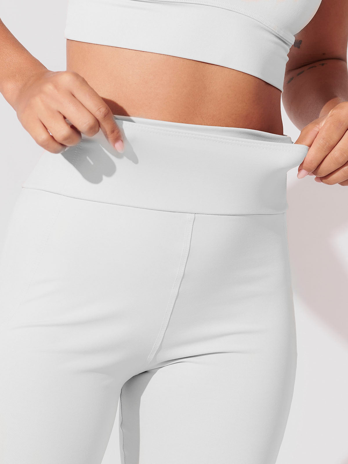 Calça Legging 6 Bolsos Branco