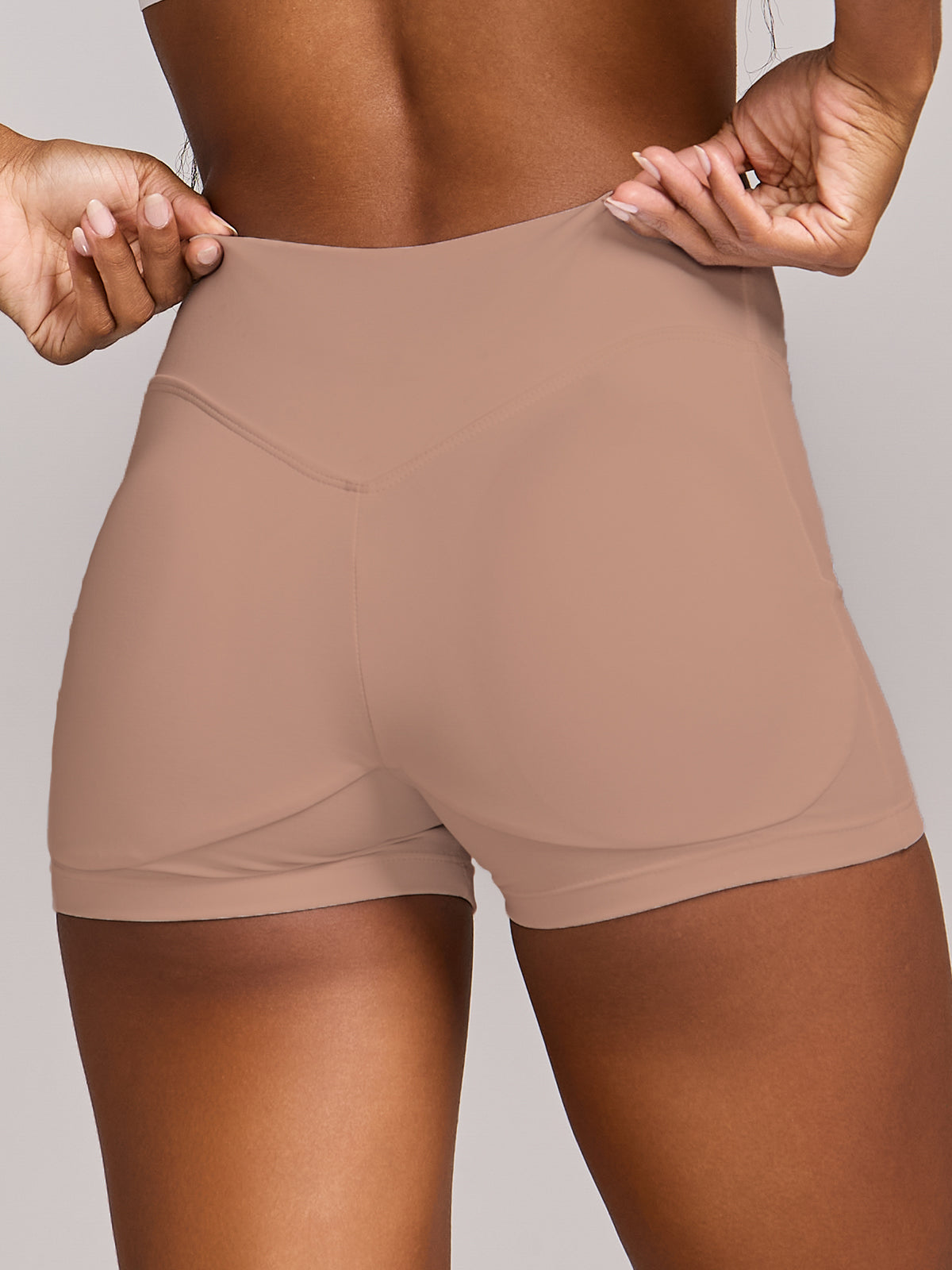 Calcinha com Enchimento Para Glúteos Marrom Cacau