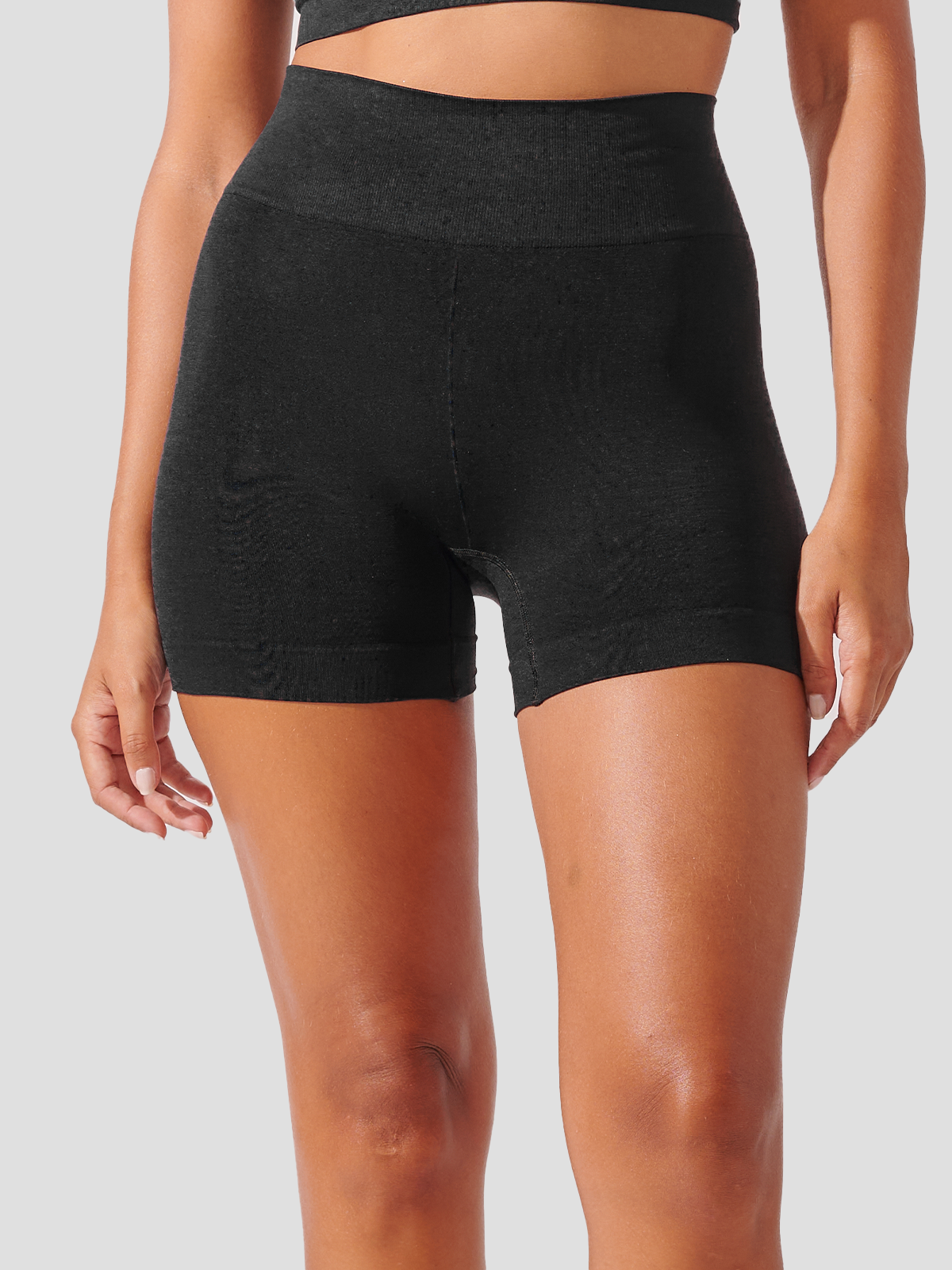 Kit com 3 Calcinhas Boxer Modeladora Sem Costura Premium Preto - R$86,63 cada