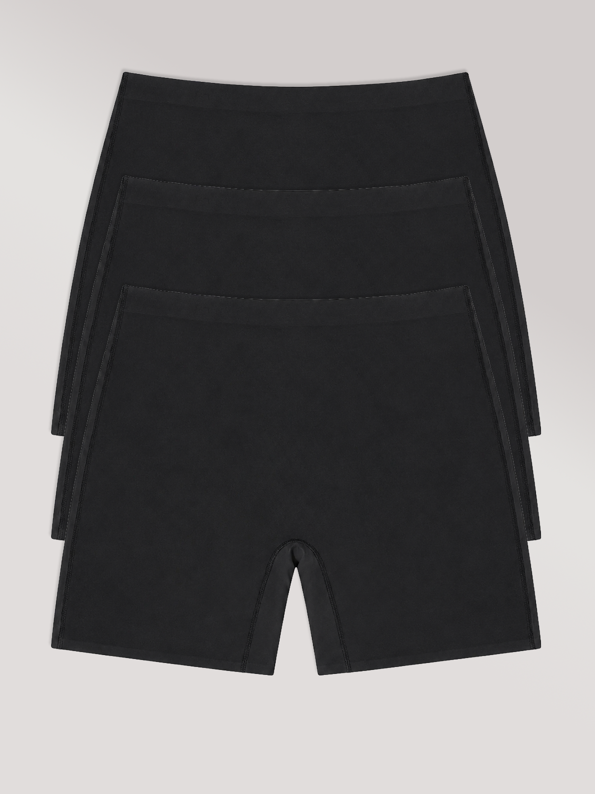 Kit com 3 Calcinhas Shorts Sem Costura Segunda Pele Preto - R$71,90 Cada