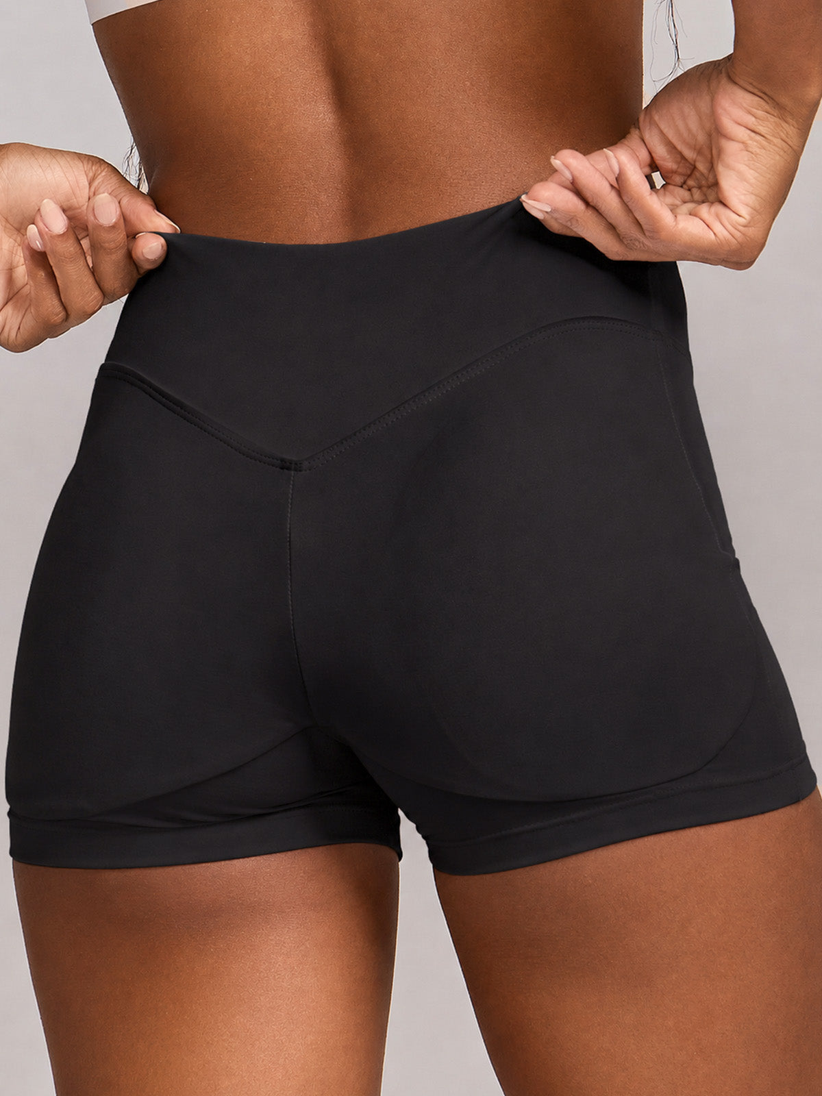 Calcinha com Enchimento Para Glúteos Preto