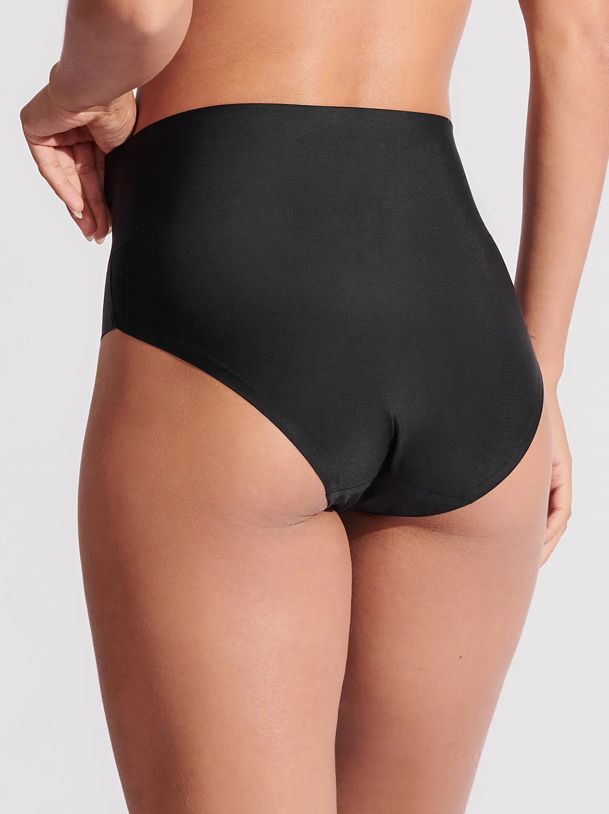 Kit com 3 Calcinhas Caleçon Redutora Sem Costura Segunda Pele (1 Preto, 1 Branco e 1 Rose)