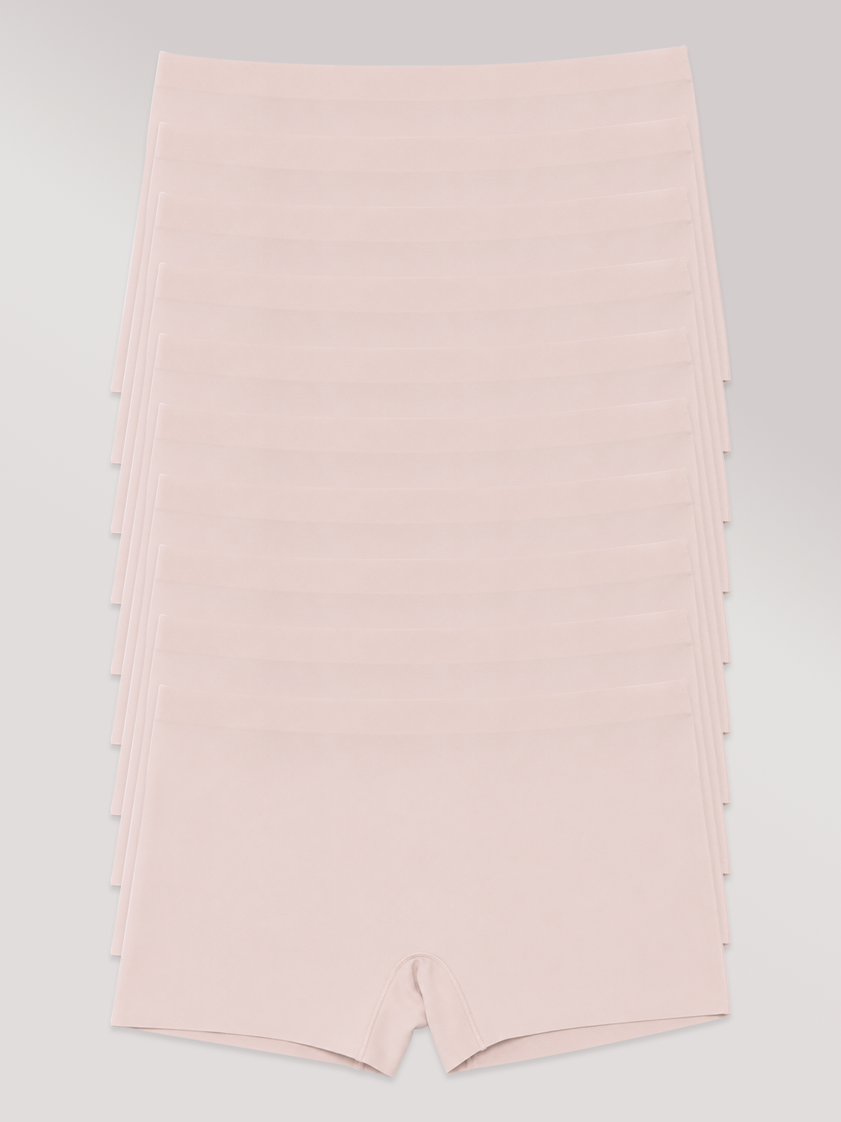 Kit com 10 Calcinhas Boxer Boyshort Sem Costura Premium Rose - R$53,94 cada