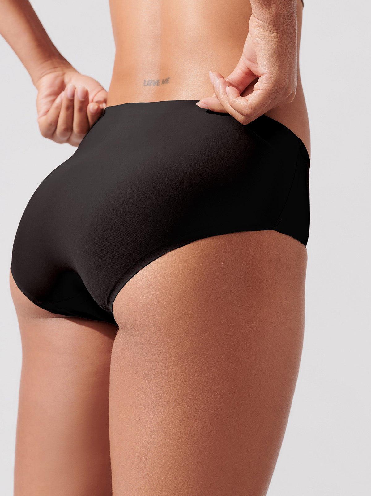 Calcinha Caleçon Sem Costura Segunda Pele Preto