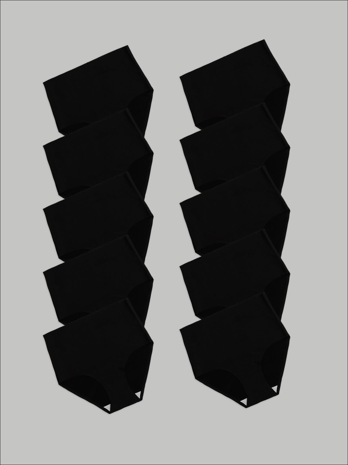 Kit com 10 Calcinhas Caleçon Modeladora Sem Costura Segunda Pele Preto - R$90,90 cada