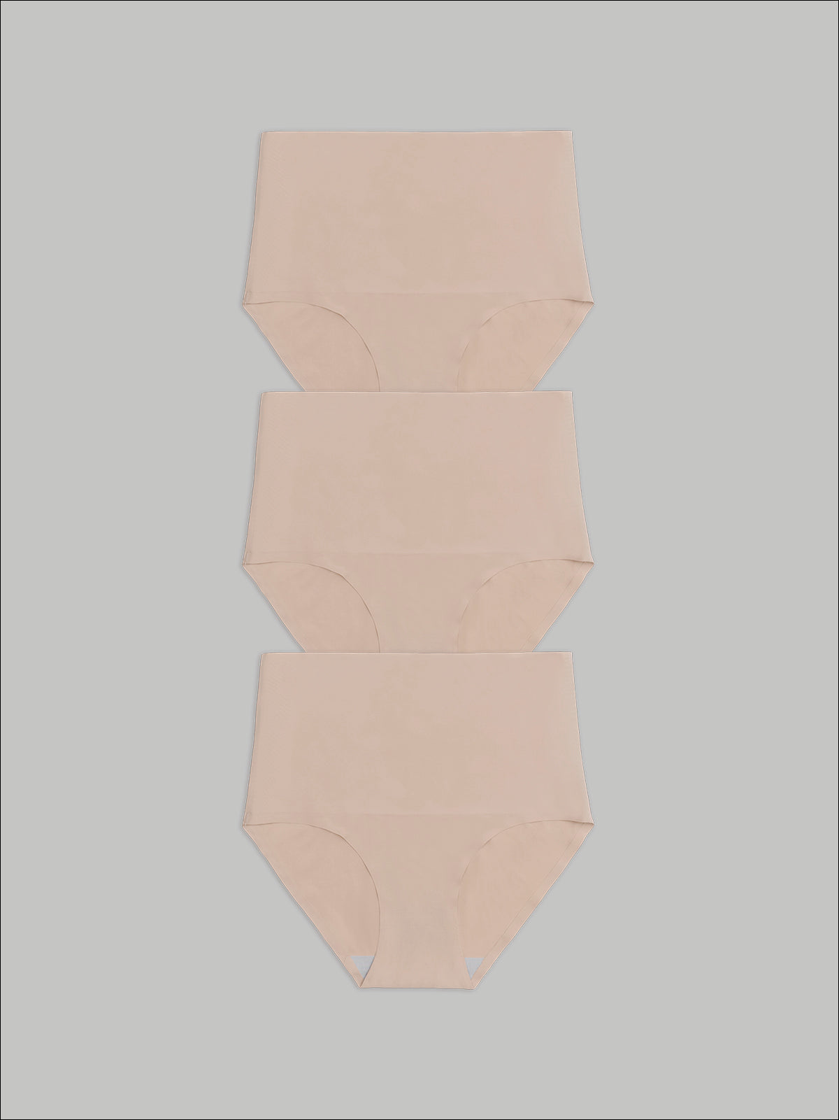 Kit com 3 Calcinha Caleçon Modeladora Sem Costura Segunda Pele Bege - R$116,90 cada