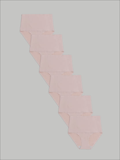 Kit com 6 Calcinhas Caleçon Modeladora Sem Costura Segunda Pele Rose -  R$103,90 cada