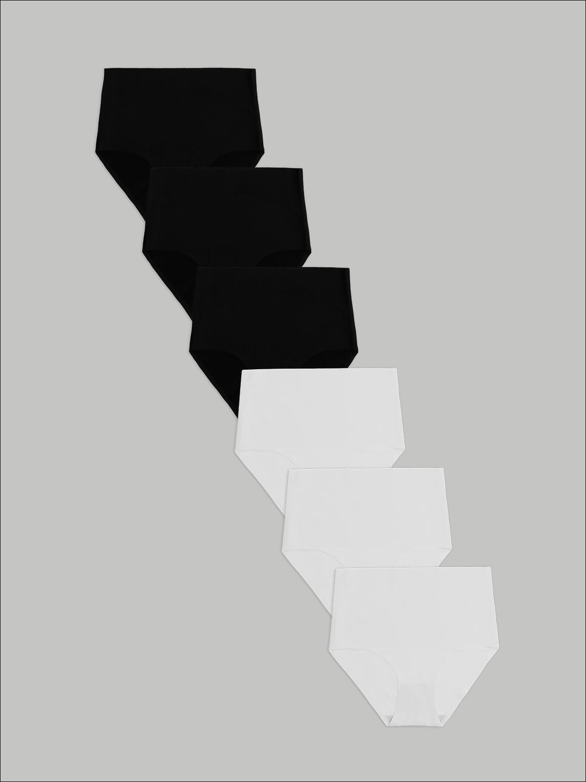 Kit com 6 Calcinhas Caleçon Modeladora Sem Costura Segunda Pele (3 Preto e 3 Branco) - R$103,90 cada