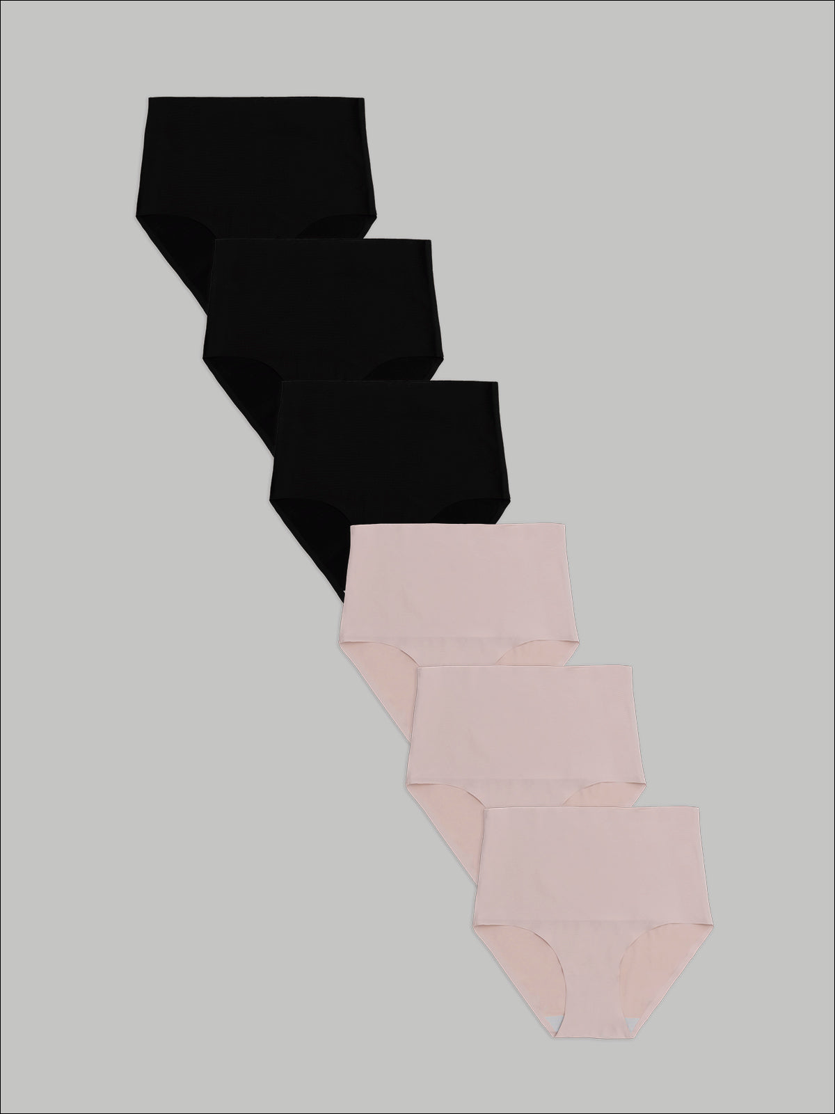 Kit com 6 Calcinhas Caleçon Modeladora Sem Costura Segunda Pele (3 Preto e 3 Rose) - R$103,90 cada