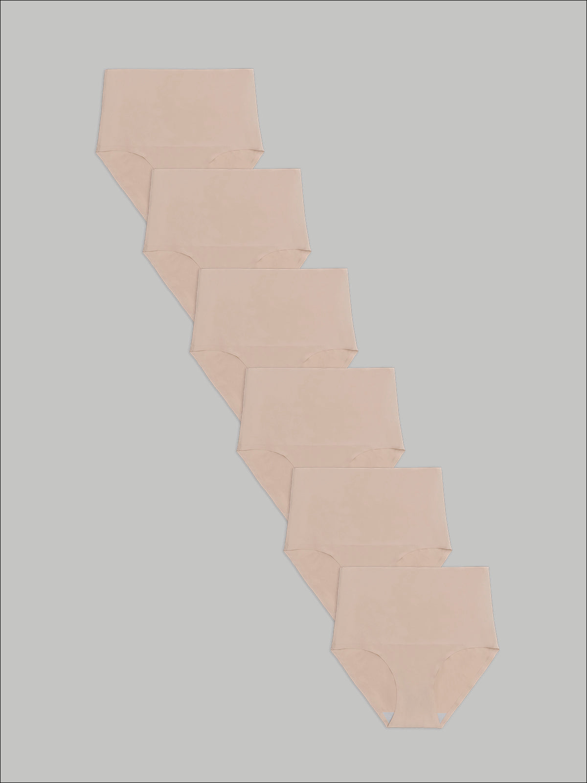 Kit com 6 Calcinhas Caleçon Modeladora Sem Costura Segunda Pele Bege - R$103,90 cada