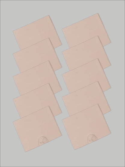 Kit com 10 Calcinhas Boxer Redutora Sem Costura Segunda Pele Bege - R$62,90 Cada