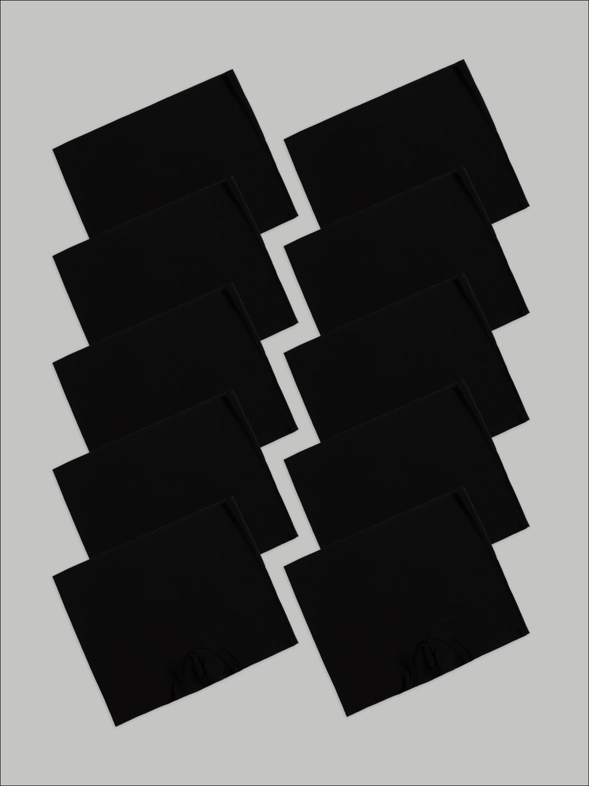 Kit com 10 Calcinhas Boxer Redutora Sem Costura Segunda Pele Preto - R$62,90 Cada