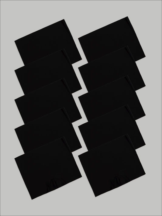 Kit com 10 Calcinhas Boxer Redutora Sem Costura Segunda Pele Preto - R$62,90 Cada