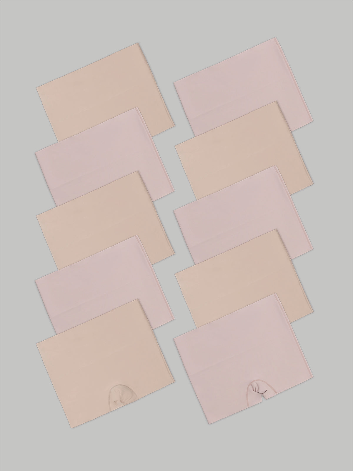 Kit com 10 Calcinhas Boxer Redutora Sem Costura Segunda Pele (5 Bege e 5 Rose) - R$62,90 Cada