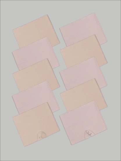 Kit com 10 Calcinhas Boxer Redutora Sem Costura Segunda Pele (5 Bege e 5 Rose) - R$62,90 Cada
