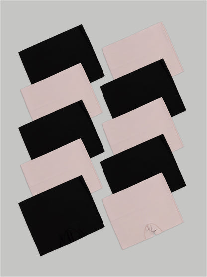 Kit com 10 Calcinhas Boxer Redutora Sem Costura Segunda Pele (5 Preto e 5 Rose) - R$62,90 Cada